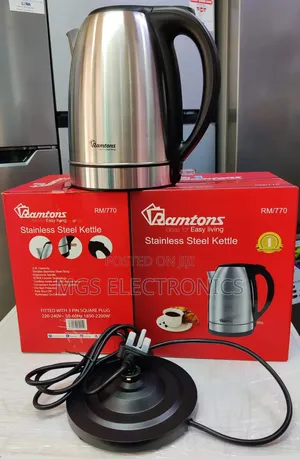 *Ramtons Kettle Stainless Steel 2.5l Rm770