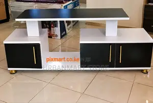 Modern Istanbul Tv Stand With Led Lights and Storage Unit