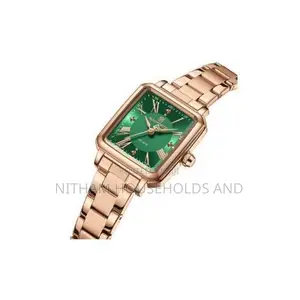 Naviforce Nf5065 Rose Gold Watch Women Green