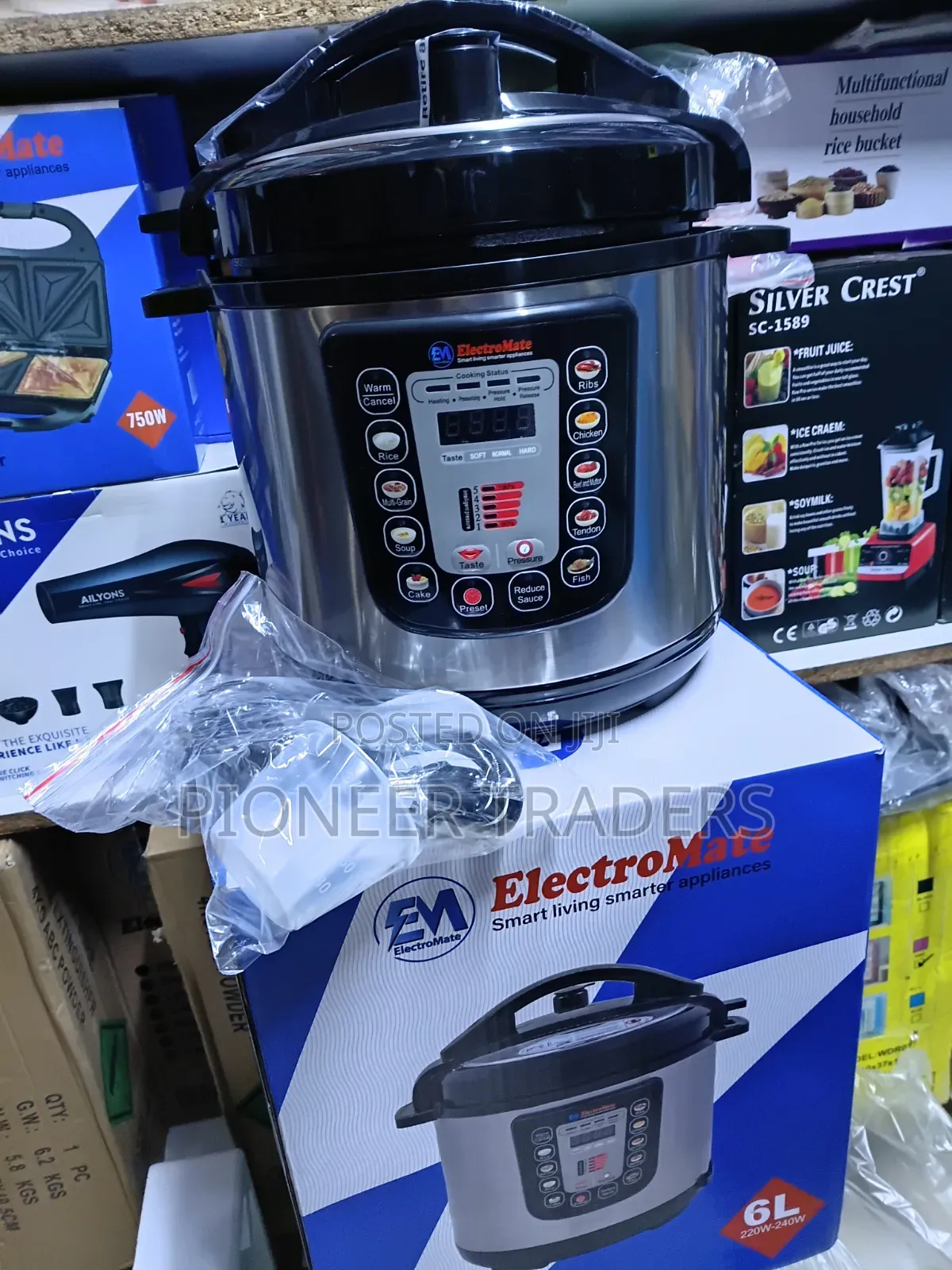 Electromate Electric Pressure Cooker 6l