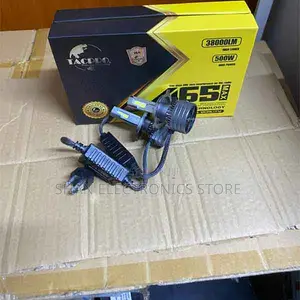 A65 Max H4 Bright Path Led Headlight Bulbs 50000lm 500w 12v