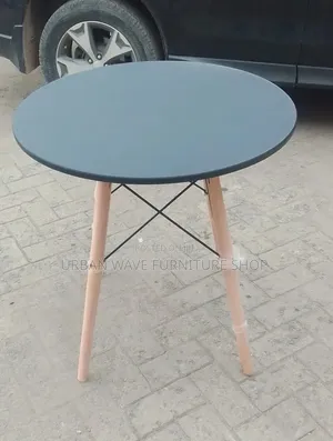 Black Round Side Tables