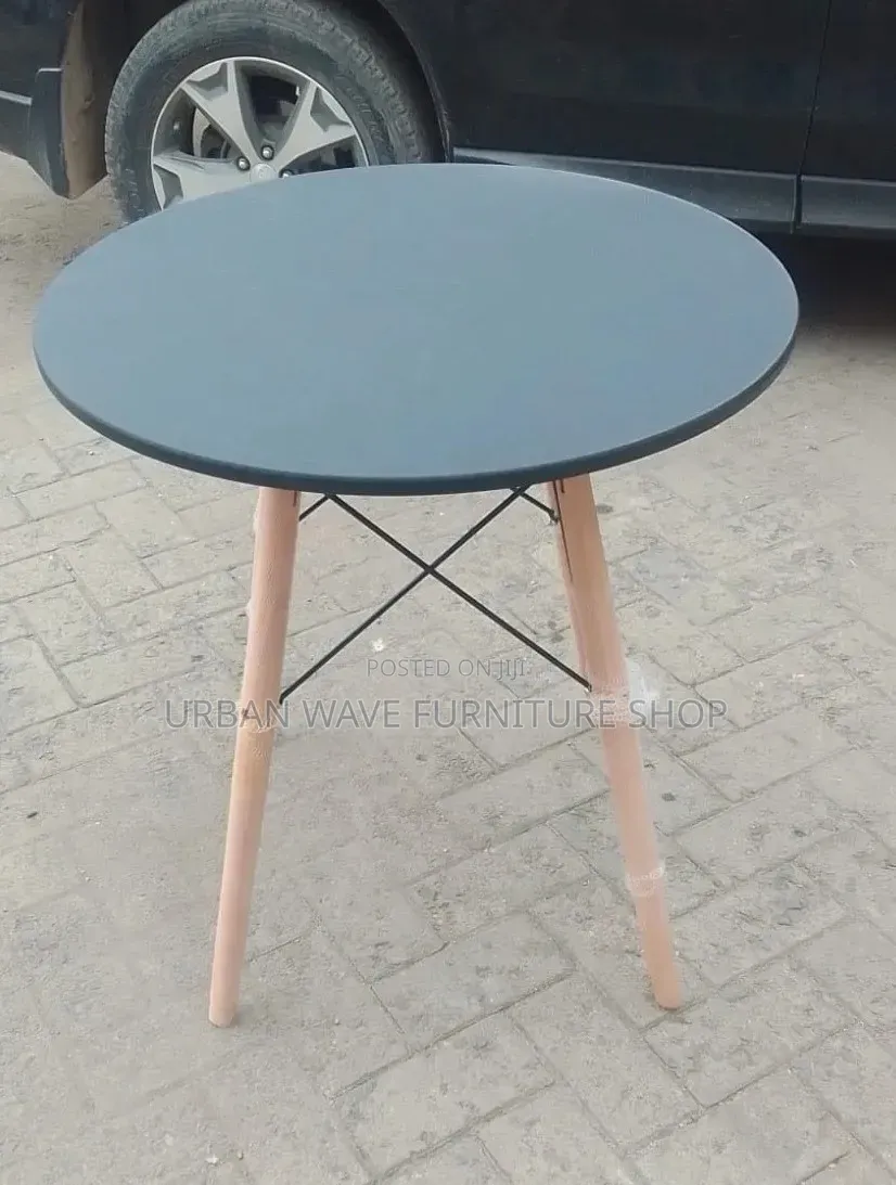 Black Round Side Tables