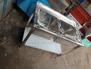 Stainless Double Deep Bowl Sink.
