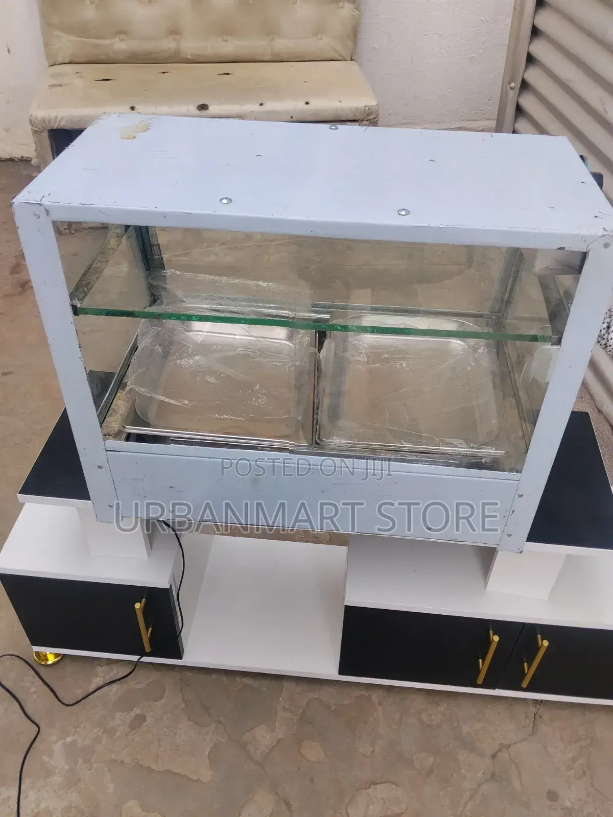 Double Insert Chips and Food Warmer Display