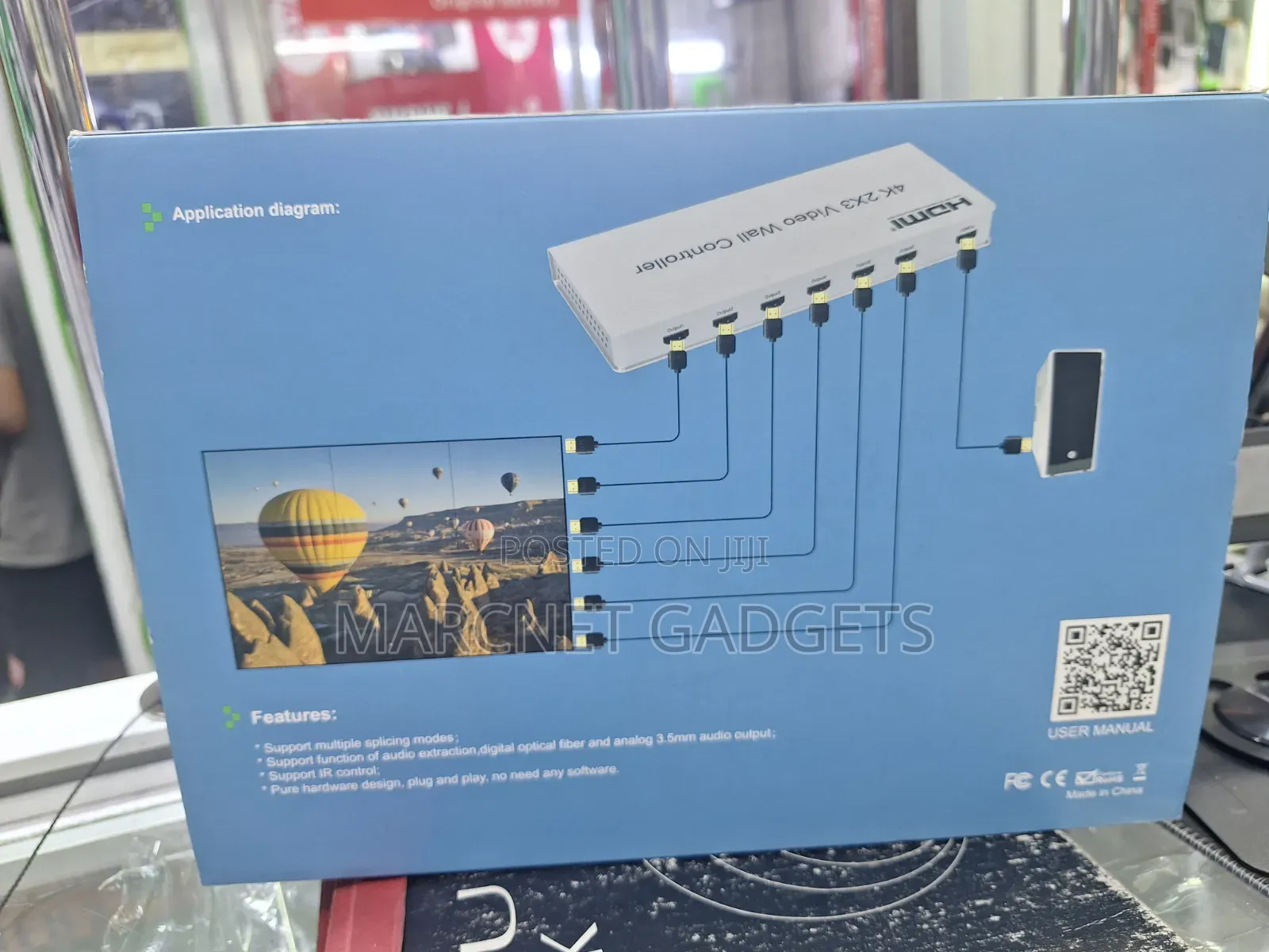  2×3 Video Wall Controller. Combine 6 Screens