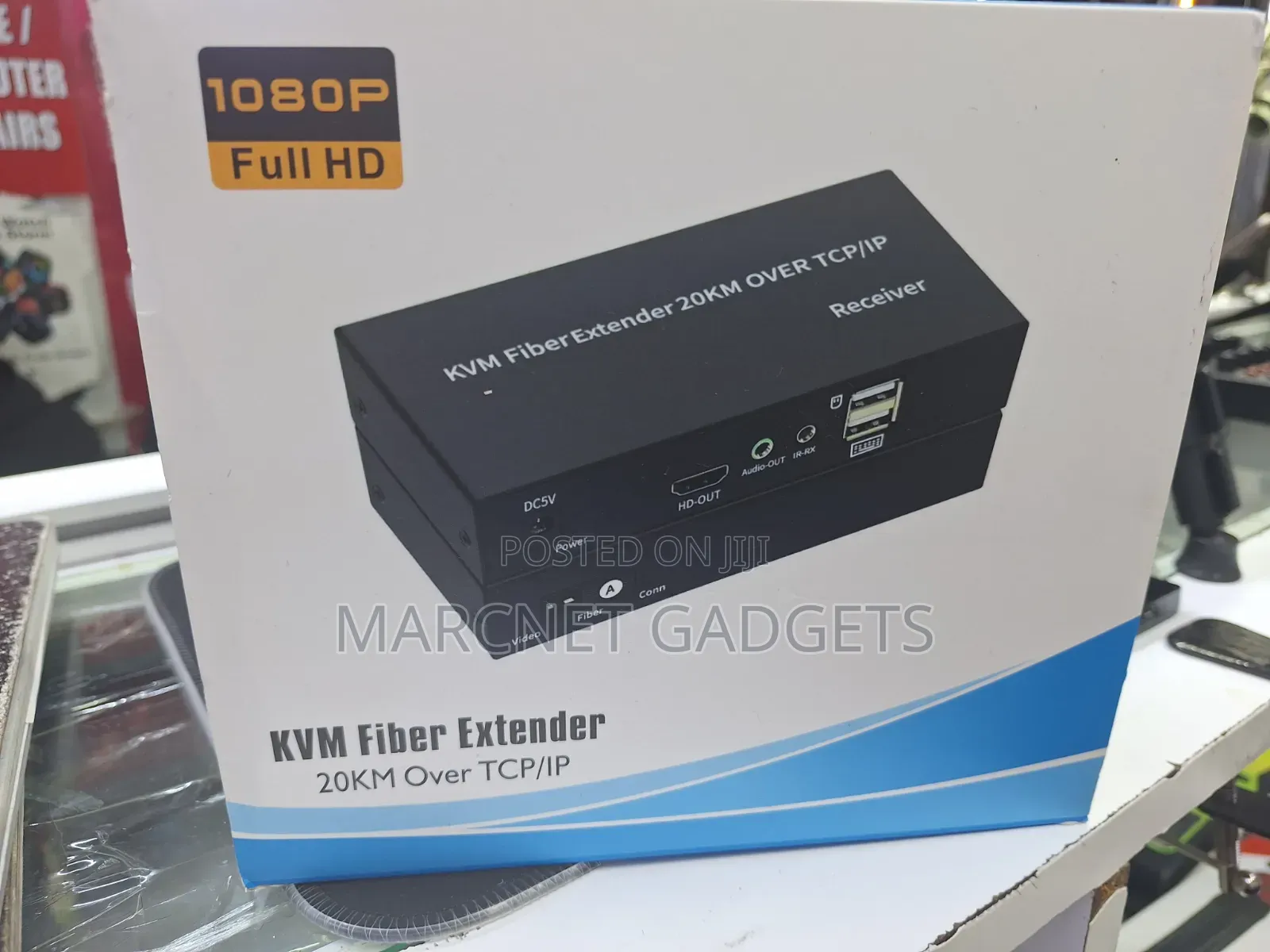 20km KVM Fiber Extender for Hdmi Usb and Audio