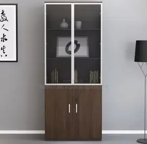 Solid Wood 2-Door Filing Cabinet
