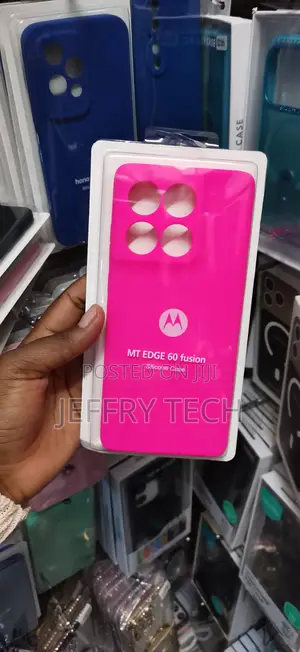 Motorola Edge 60 Fusion Fuchsia Pink Silicone Phone Case