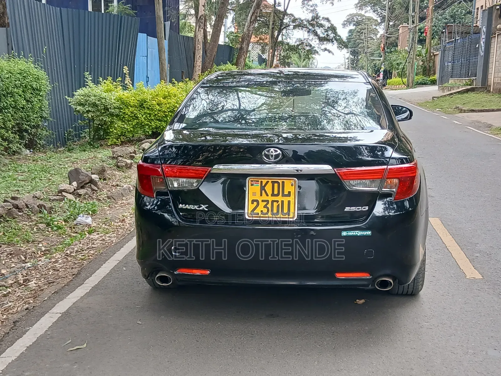 Toyota Mark X 2015 Black