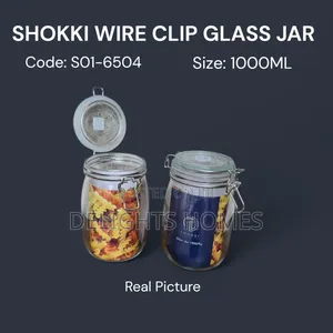Shokki Wire Clip Glass Jar_b