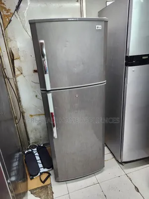 Lg Silver and Large Double Door Refrigerator