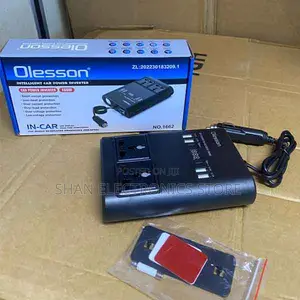 Portable 12v Car Power Inverter Lightweight Design Olesson 1662