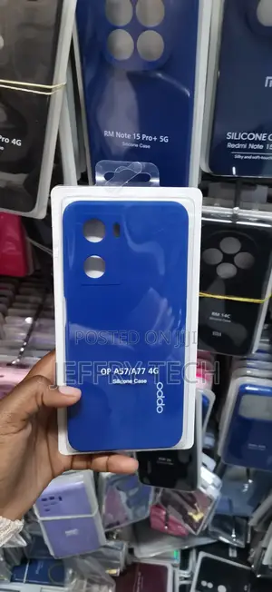 Oppo A57/A77 4g Bold Blue Color Case-Silicone