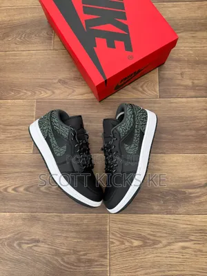 Nike Air Jordan 1 Low 
'Black Elephant'