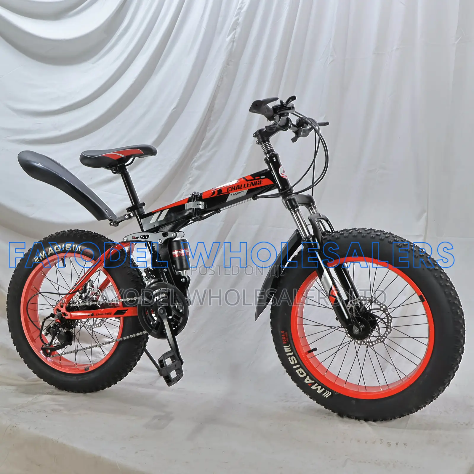 Fat Wheel MTB – Disc Brakes Multi-Speed Gears