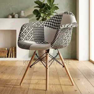 Dining Chairs; Large Eames Dining Chair With Huge Armrest