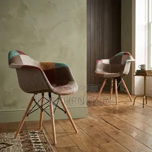 Dining Chairs; Large Eames Dining Chair With Huge Armrest