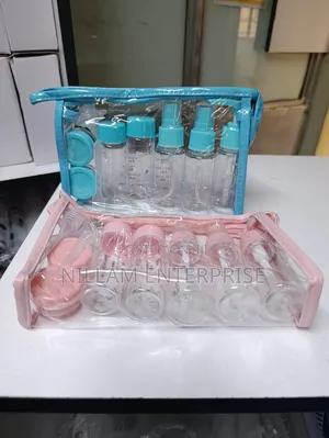 10pcs Refillable Travel Lotion Bottles Kit.