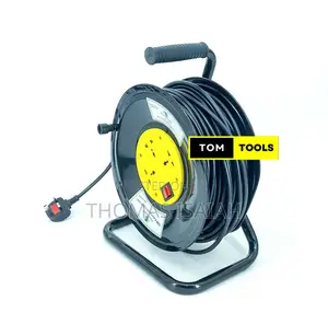 1.0mm X 50m Extension Cable Reel With Switch And 3 Sockets