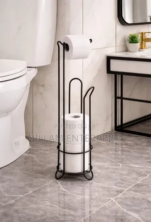 Metallic Toilet Tissue Holder