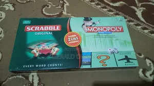 Scrabble and Monopoly 2 in 1 Board Game