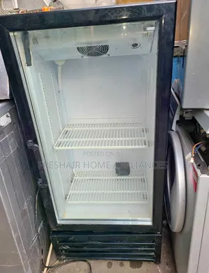 Black Uniue Small Display Fridge