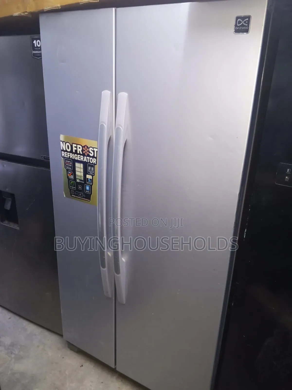 Daewoo 520l Side by Side Fridge