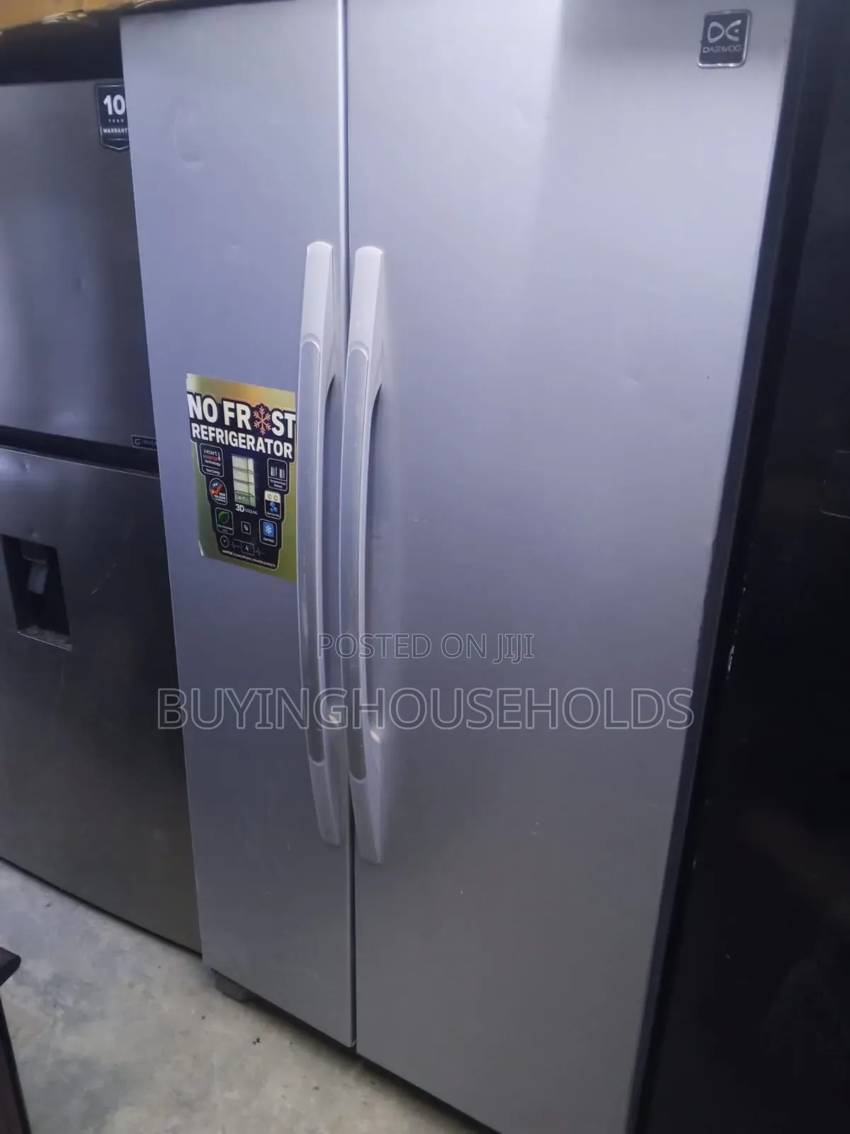 Daewoo 520l Side by Side Fridge