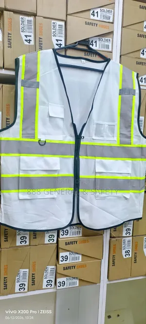 White Reflector Jacket