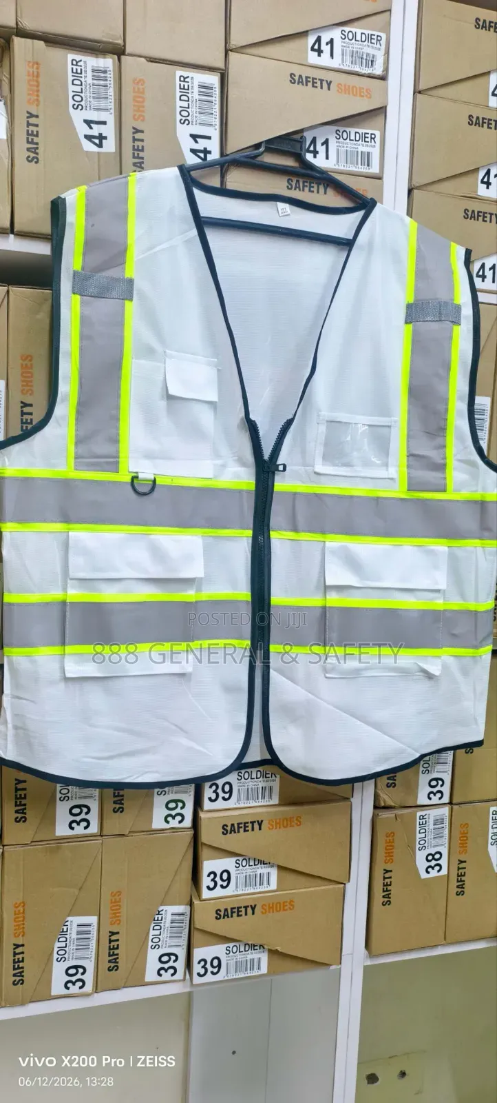 White Reflector Jacket