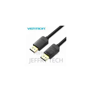 Vention Displayport Cable 1.5m - Support, Male to Male, Black