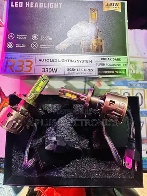 R33 Led Headlight Bulb Ultra Bright 5080 Chip Auto Headlamp Set