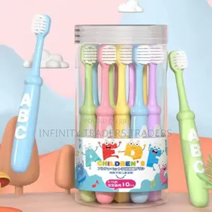 10pcs Cute Children Small Head Soft Bristle Toothbrush