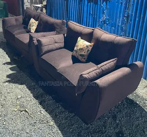 Brown Sofa Set 3+2 Seater