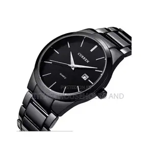 Curren 8106 Analog Steel Watch for Men Black