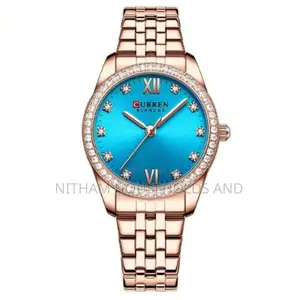 Curren 9086 Rose Gold Stainless Steel Watch for Women