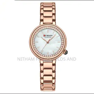Curren 9089 Rose Gold Stainless Steel Watch for Women