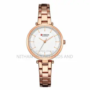 Curren 9054 Slim Rose Gold Quartz Watch for Women