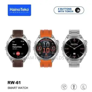 Haino Teko Rw-61 Smartwatch Silver With Round Amoled Display