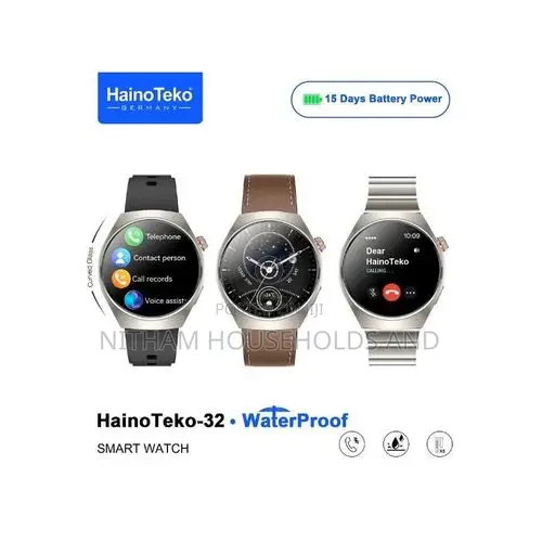 Haino Teko Waterproof Smartwatch With Curved Amoled Display