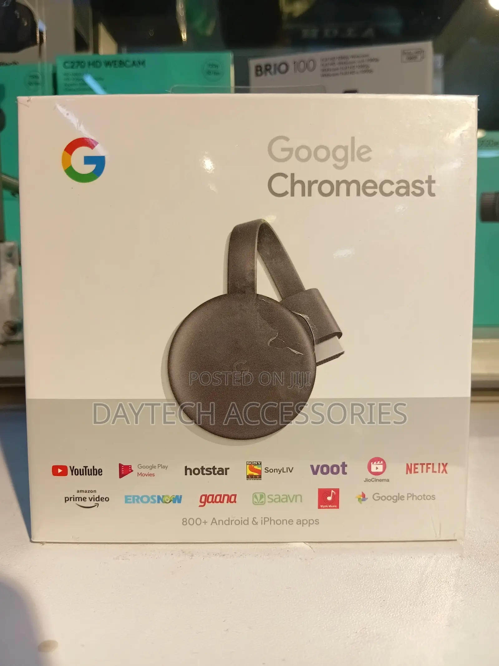 Google Chromecast (3rd Generation) Media Streamer - Black