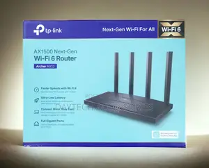 Tp-Link Archer Ax12 Ax1500 Wi-Fi 6 Router - Black