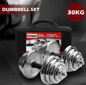 Chrome Dumbbells 30 Kg
