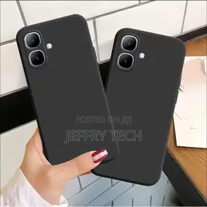 Infinix Smart 20 Phone Case – Premium Black Silicone Case With Reinfor
