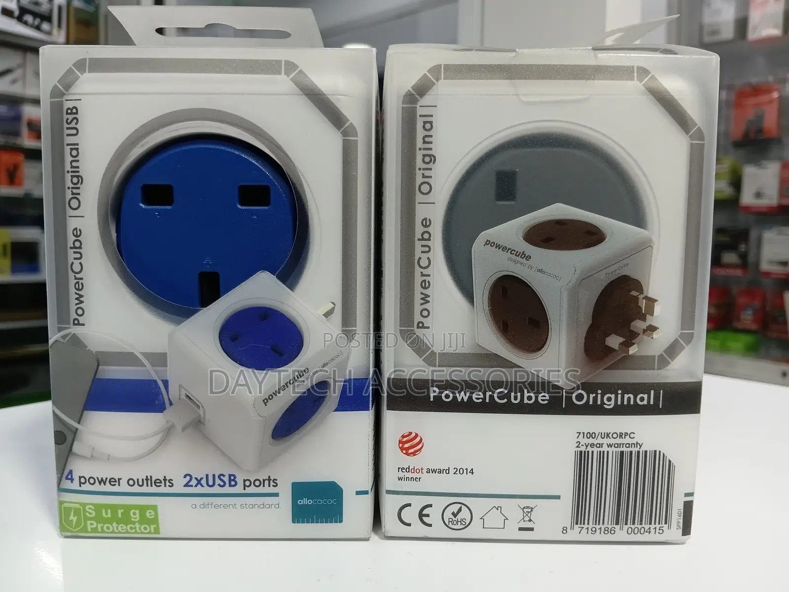 This Is an Allocacoc Powercube Extended Usb Surge Protector.