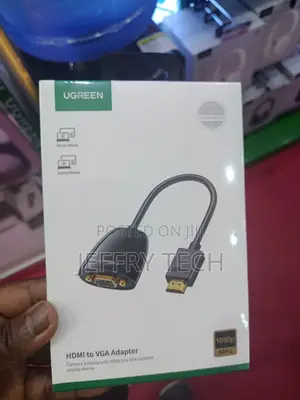 Ugreen Hdmi to Vga Adapter Without Audio Mm105 Black