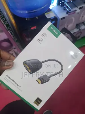 Ugreen Hdmi to Vga Adapter Without Audio Mm105 Black