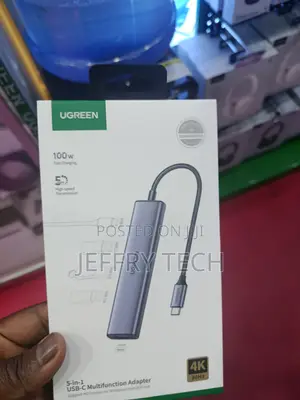 Ugreen 5-in-1 Usb-C Multi-Function Hub – Cm511 (Ug-15596) – Gray