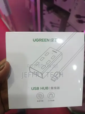 Ugreen to 7 Ports Usb 2.0 Hub 1m (Data Transfer Up to 5 Gbps)